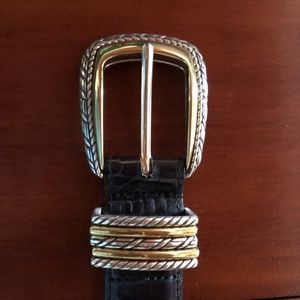 SALE! Ladies Brighton leather belt size M